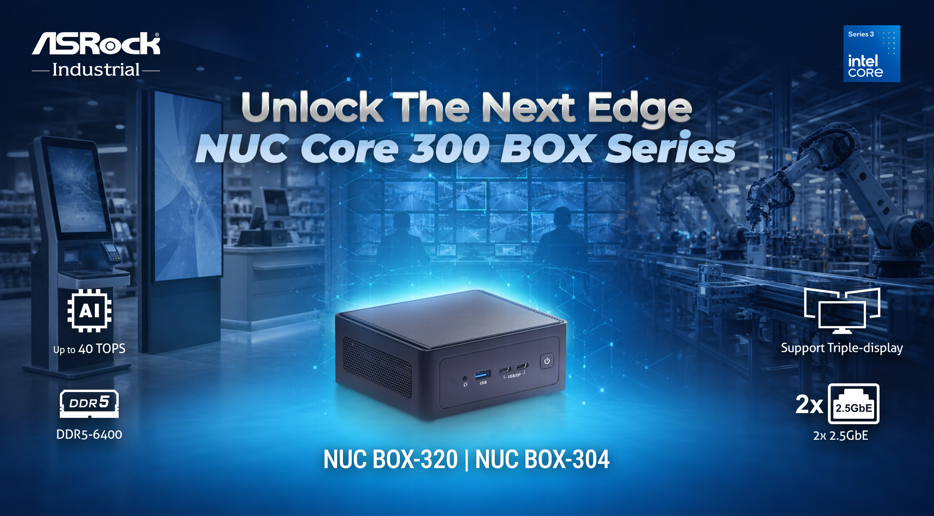 ASRock Industrial - NUC BOX-304